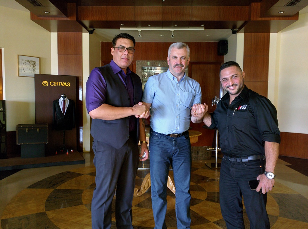 With the secratary WSF Mr Vlad and Kaizzad Capadia