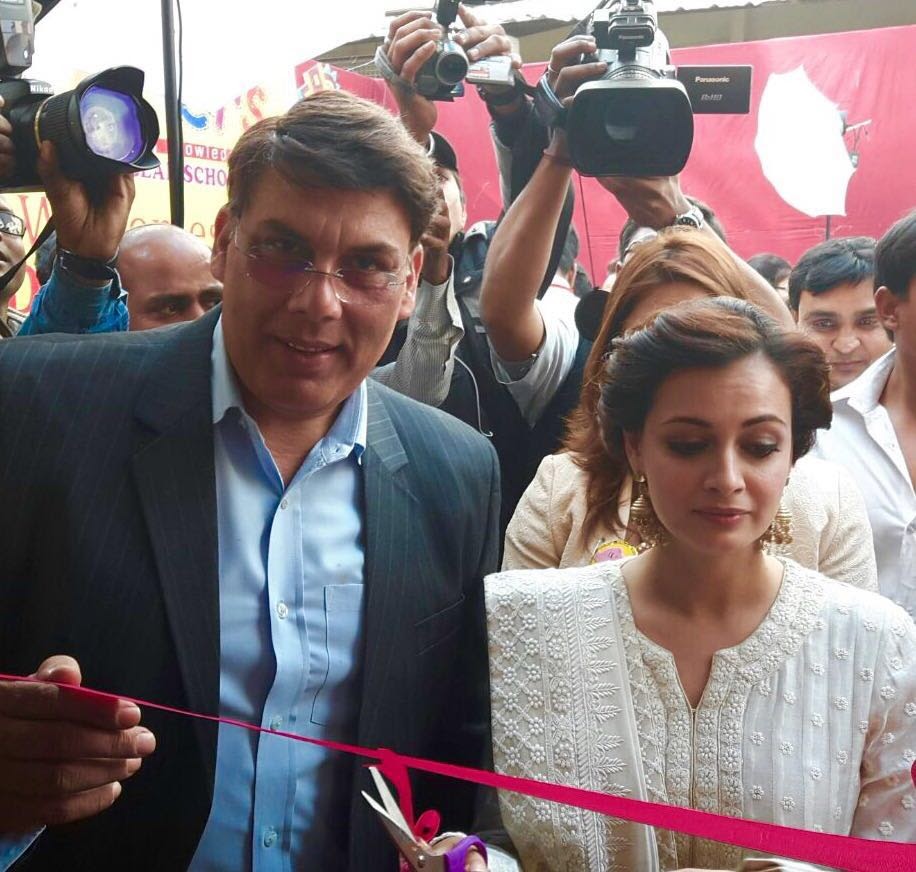 Bollywood actress dia mirza inaugurated our ' toddlers ' at ramkatora varanasi